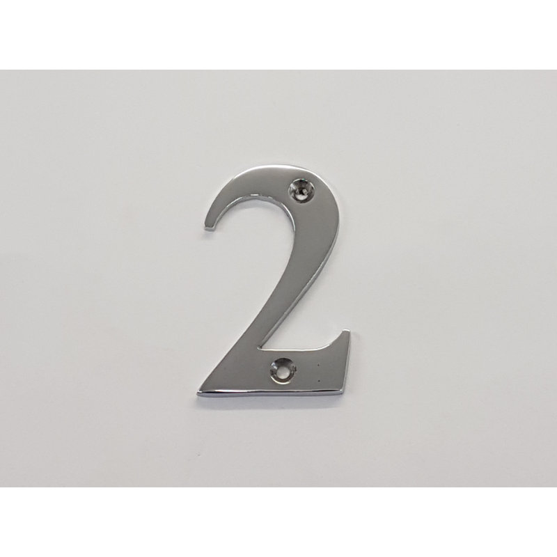 Cadarrah 19.3cm H Metal House Number, 2