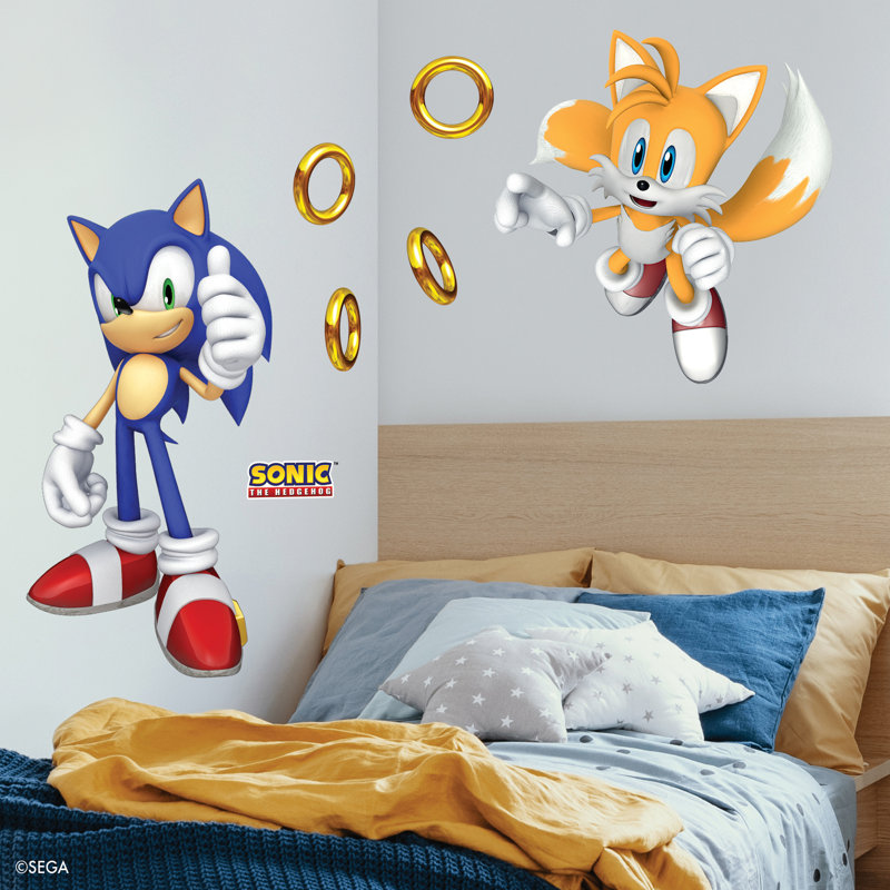 Décalcomanie murale Sonic The Hedgehog Sonic and Tails