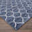 Sultan Geometric Trellis Dusk Blue Performance Area Rug-25536382