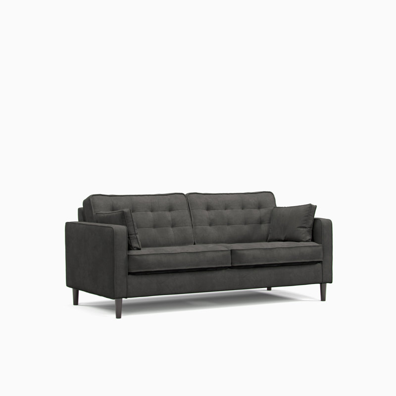 Arlo Sofa Touch Compact Sofa , Graphite, 3