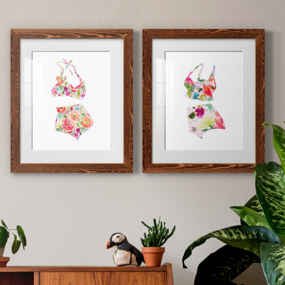 Ensemble de reproduction de peinture tropicale III - 2 pièces