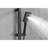 Handheld Shower With 28-Inch Adjustable Slide Bar, 59-Inch Hose, Matte Black Stainless Steel, Functional Spray Modes For Customized Showers, Suitable Pet Bathing Steel Shower, Multiple Settings