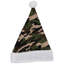 Accessoire de costume de chapeau de père Noël adulte unisexe vert et blanc camouflage - Taille unique