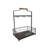 Coffee Mug Holder - 6 Hook Coffee Cup Rack With Rectangular Rustic Style Crockery Holder For Storage And Display - Mug Stand Organizer For Kitchen Counter Or Cafe Countertop - Coffee