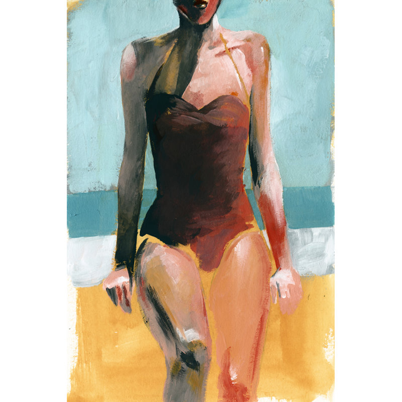 Vintage Swim II by Jennifer Paxton Parker - Painting Print, Wrapped Canvas, 122cm H x 81cm W