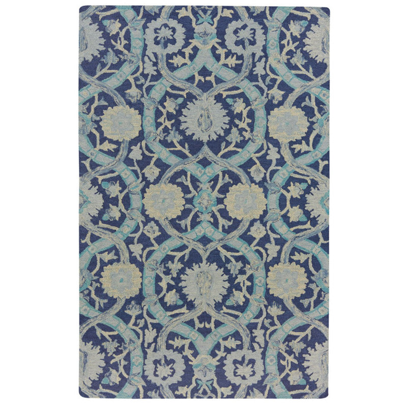 Hand Tufted Wool Oriental Indoor Rug, Rectangle 3'6" x 5'6"