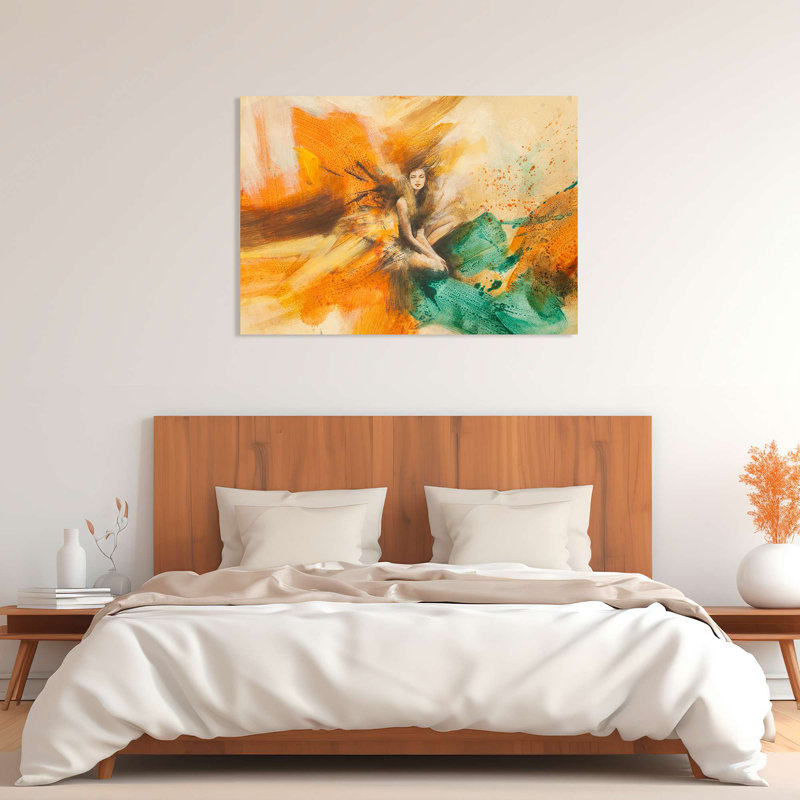 Figurative Painting: Essence by Erica Pagnoni - Wrapped Canvas Print, 40cm H x 60cm W x 4cm D