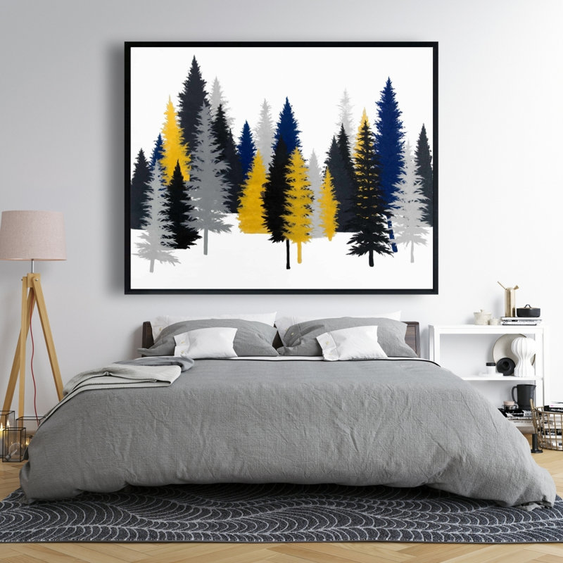 Golden Fir Print On Canvas, H 48 po x l 60 po