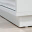 Coastal Bookcase With Lower Drawer, White Finish