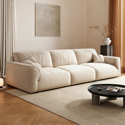 Fabric Sofa with Adjustable Backrest