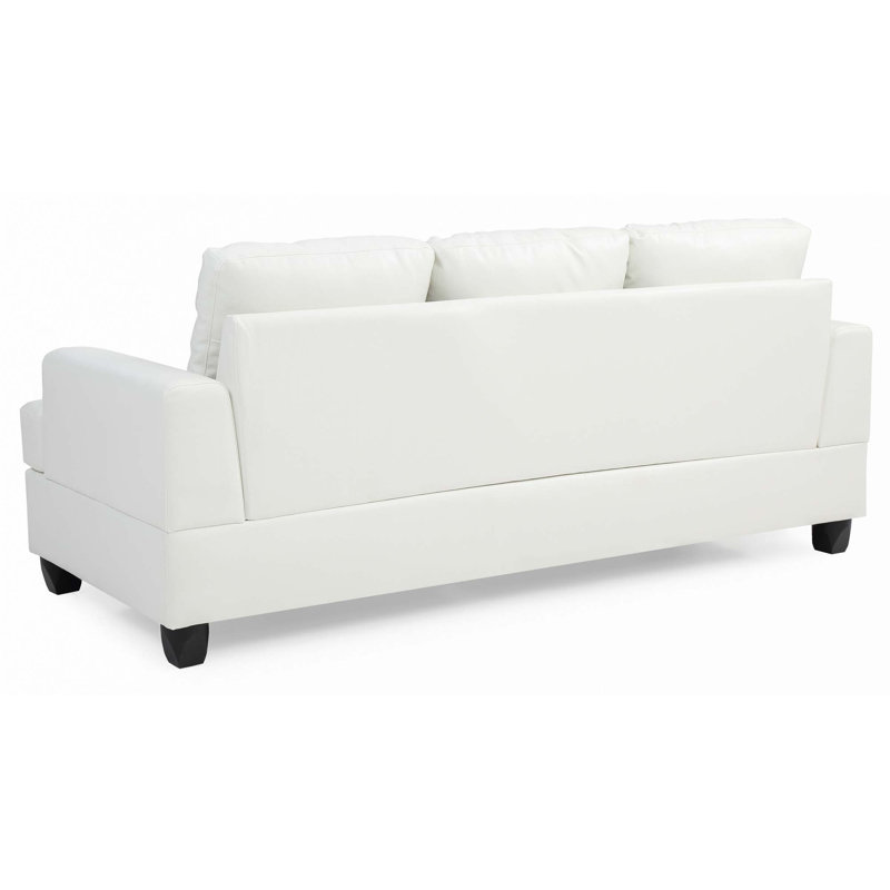 79" PU Sofa, White