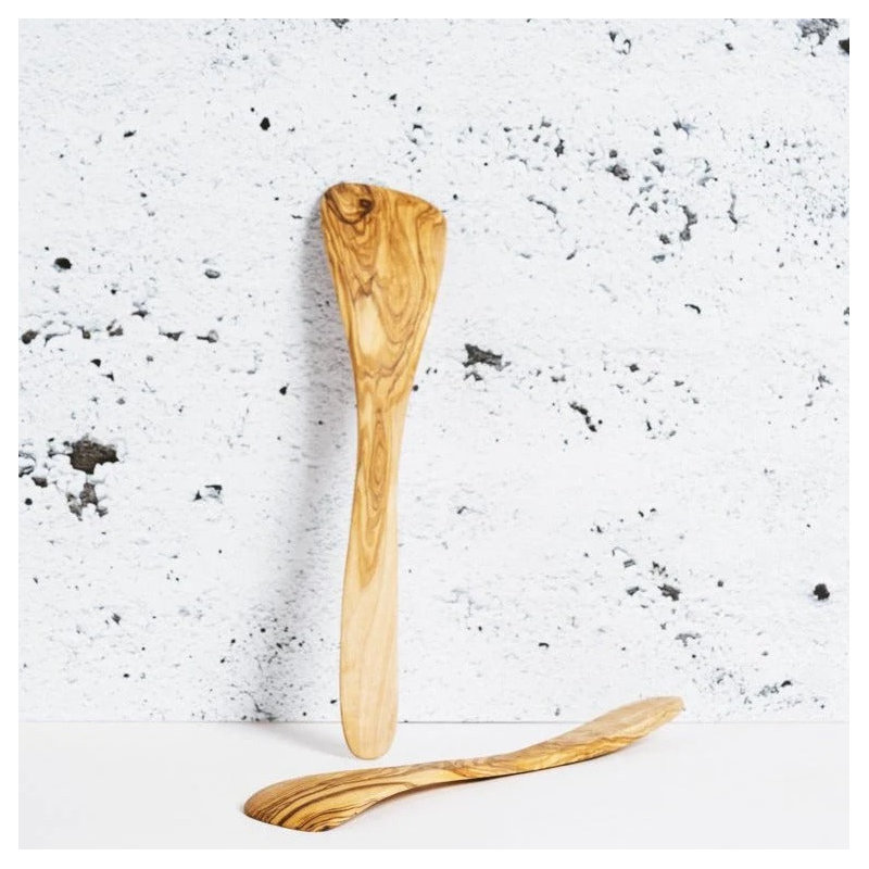 Grande spatule en bois d'olivier