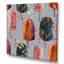 «Retro Autumn Trees With Falling Leaves II», reproduction d'art sur toile-66801880-66801890