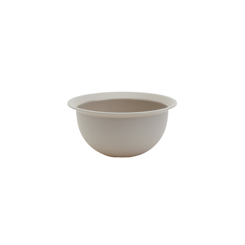 4 Piece Round Gray Plastic Mixing Bowls and Colander Set
