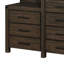 Commode double 5 tiroirs avec miroir Marylu