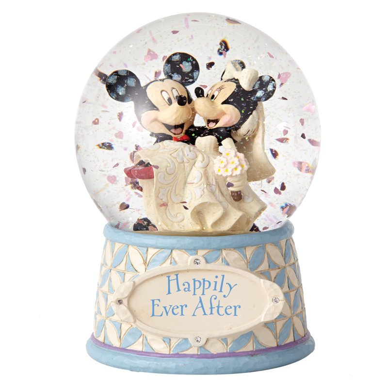 Boule de Noël Disney Traditions Mickey & Minnie 120 mm H 6,5 po