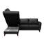 Migues Leather Corner Sofa with Sleeping Function and Storage-1251999392-1251999394