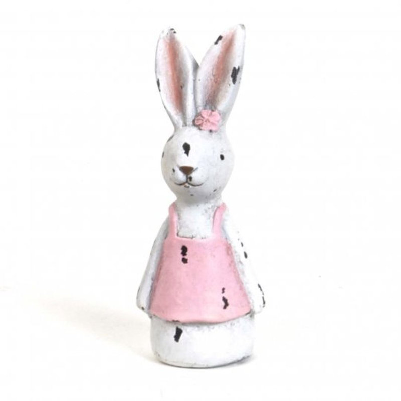 Figurine lapin mache papier Eisele