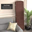 71" Tall Diamond Weave Fiber 6 Panel Room Divider-847250597-909320290
