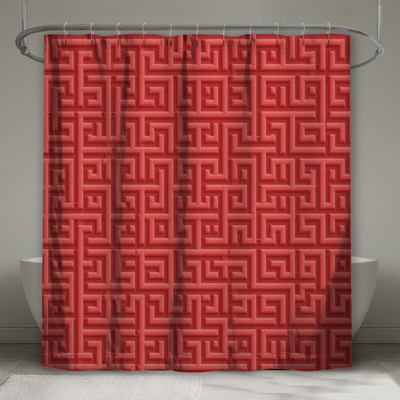 Rideaux de douche Red, L 70 po x H 72 po