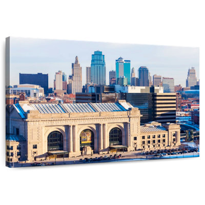 Union Station And Kansas Skyline