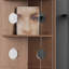 Paravent 6 panneaux en bois massif brun-882603780
