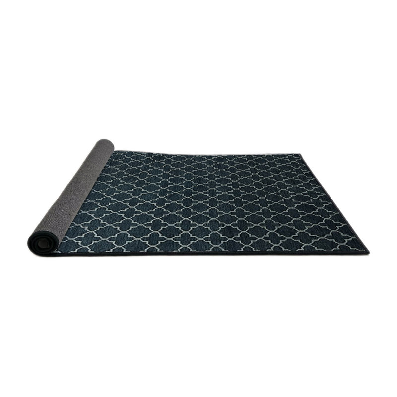 Whitaker Geometric Indoor Rug, Round 5'