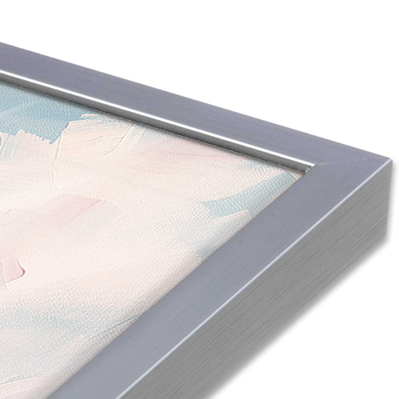«Coastal Charm», impression encadrée sur papier par Azure Artisanal Studio, H 15,25 po x l 12,25 po x P 1,25 po, Chrome poli
