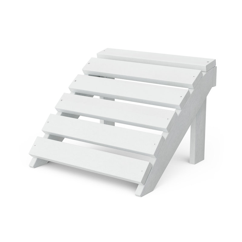 Repose-pieds classique, Blanc