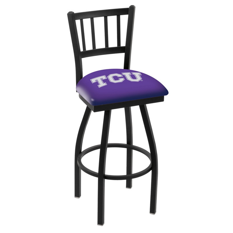 NCAA Swivel 25" Counter Stool, TCU Horned Frogs, 25" Height