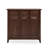 Nut-brown Solid Wood Shoe Storage Bench