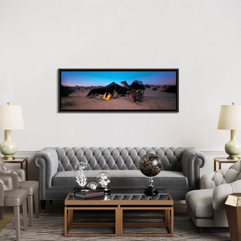 Reproduction de photo sur toile, H 20 po x l 60 po x P 1,5 po, Toile avec cadre noir