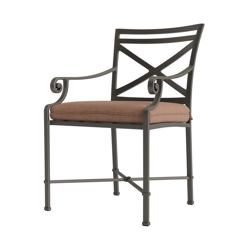 Venetian Outdoor Lounge Chair, Fusion Clay, Mica