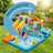 Inflatable Shark Theme Water Park Bounce House With Multi-Activity Center