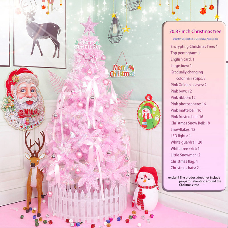 6FT Christmas Tree Pink