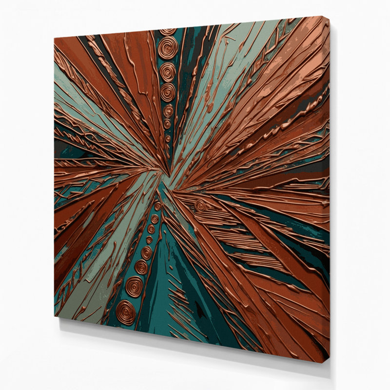 Art mural sur toile, "Southwestern", H 32 po x l 32 po