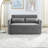 Indoor Contemporary Sofa Sleeper Sofa Bed With 2 Lumbar Pillows And Side Pocket For Home-382267277