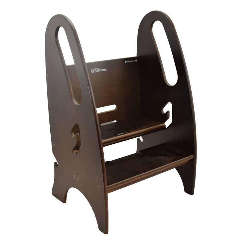 3-in-1 Growing Step Stool, Espresso