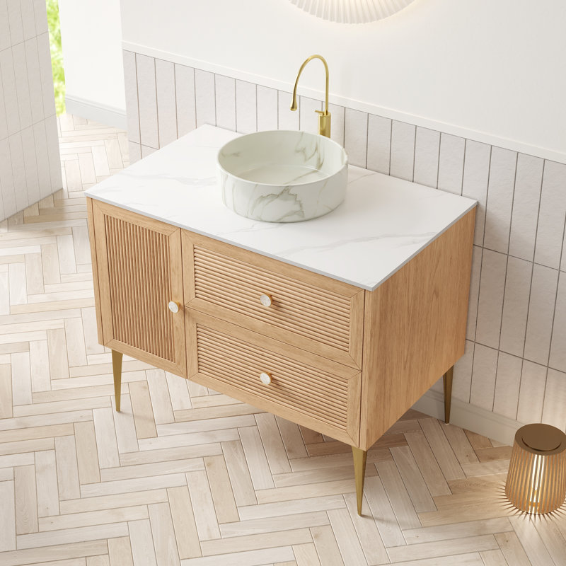 Meuble-lavabo simple 36 po avec comptoir