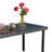 Romika 40.2" W Steel Patio Coffee Table-126594021