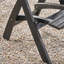 Table d'extérieur en gris foncé - bois, finition bois gris, facile à entretenir