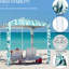 Parasol Uv50 + Sun Beach - Assemblage rapide, stable avec sacs de sable, sac de transport portable pour installation en camping, vent, voyages
