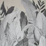 Tropical Collection 4 Panel Wall Mural 8.8' L x 110.2" W in A Tropical Forest Design