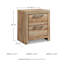 Homeira 21.69'' W Nightstand
