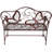 Caryn Iron Outdoor Bench