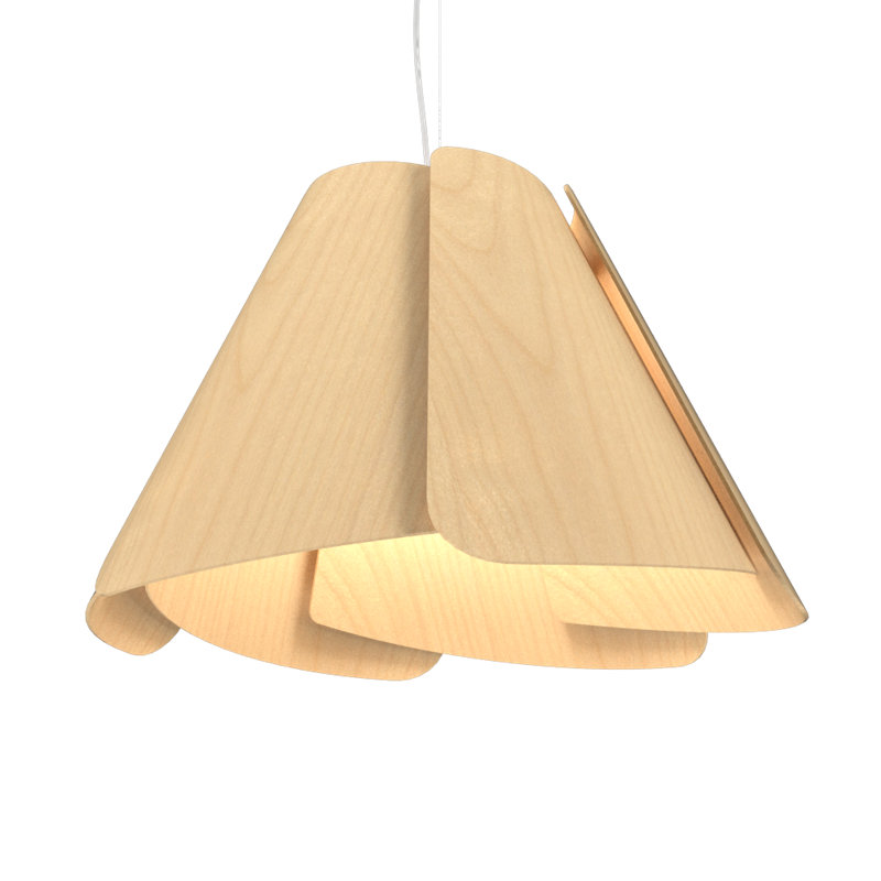Fuchsia 1 - Light Pendant, Maple