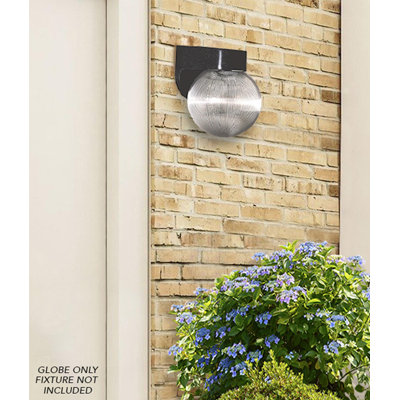 Solus 6" Prismatic Acrylic Globe with Fitter Neck (4-Pack) - No Fixture Included