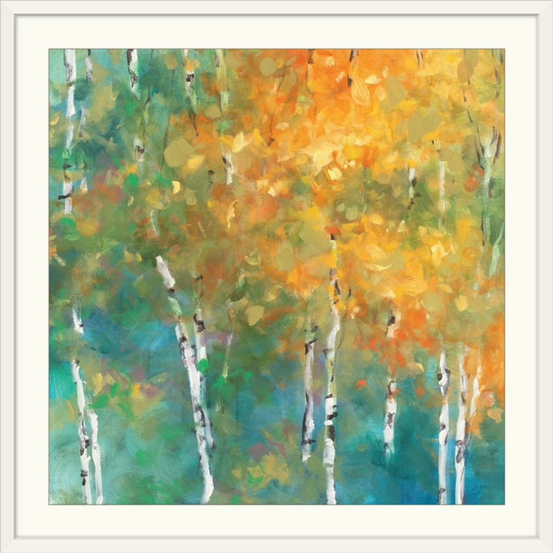 « confettis ii », reproduction d’art purinton, Cadre blanc, H 20" x l 20" x P 1"