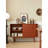 Retro Sliding Door Buffet Table