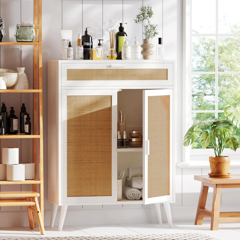 Armoire d'appoint Lauressa, Blanc